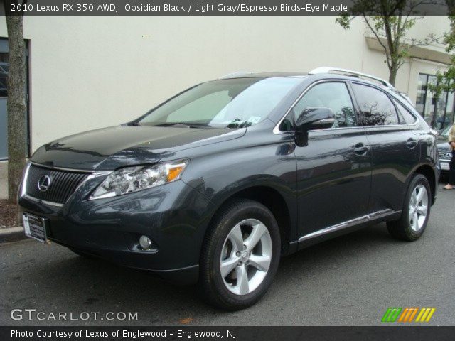 2010 Lexus RX 350 AWD in Obsidian Black
