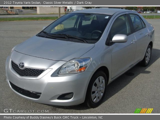 2012 Toyota Yaris Sedan in Classic Silver Metallic