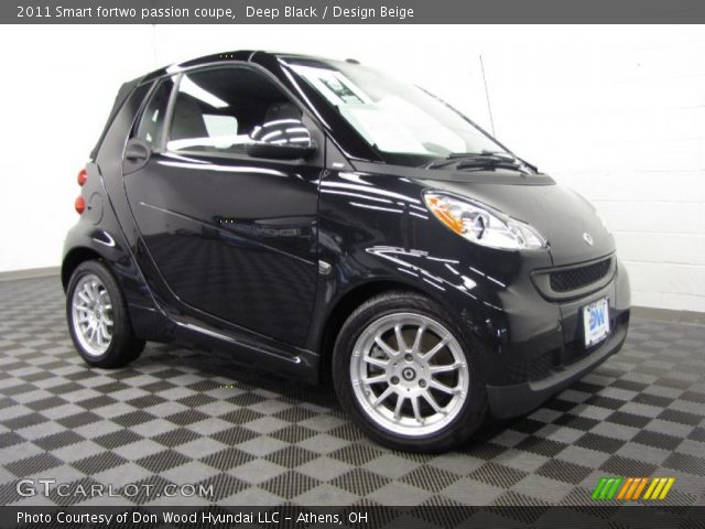 2011 Smart fortwo passion coupe in Deep Black