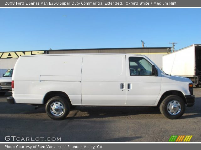 2008 Ford E Series Van E350 Super Duty Commericial Extended in Oxford White