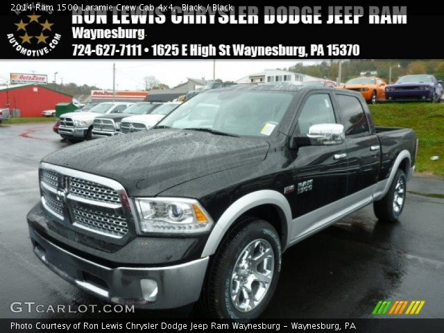 2014 Ram 1500 Laramie Crew Cab 4x4 in Black