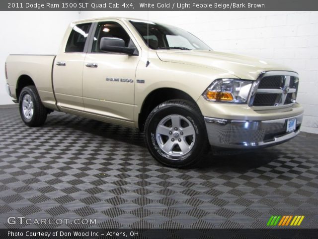 2011 Dodge Ram 1500 SLT Quad Cab 4x4 in White Gold