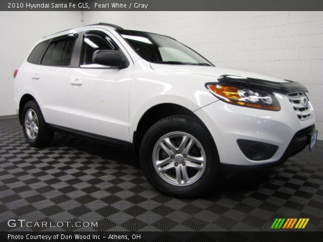 2010 Hyundai Santa Fe GLS in Pearl White