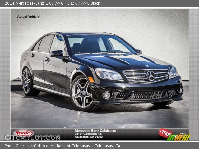 2011 Mercedes-Benz C 63 AMG in Black