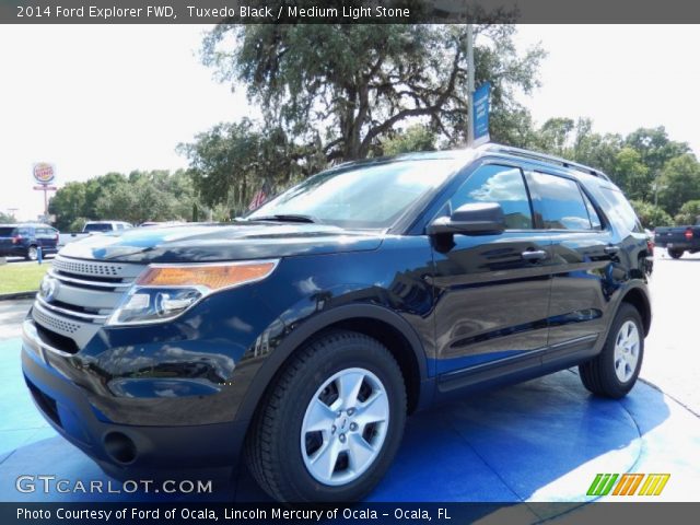 2014 Ford Explorer FWD in Tuxedo Black