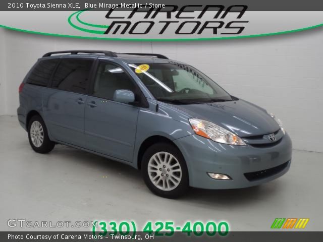 2010 Toyota Sienna XLE in Blue Mirage Metallic
