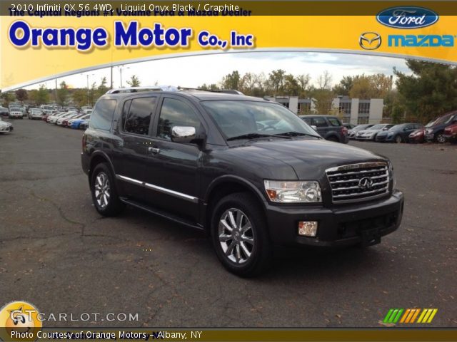 2010 Infiniti QX 56 4WD in Liquid Onyx Black