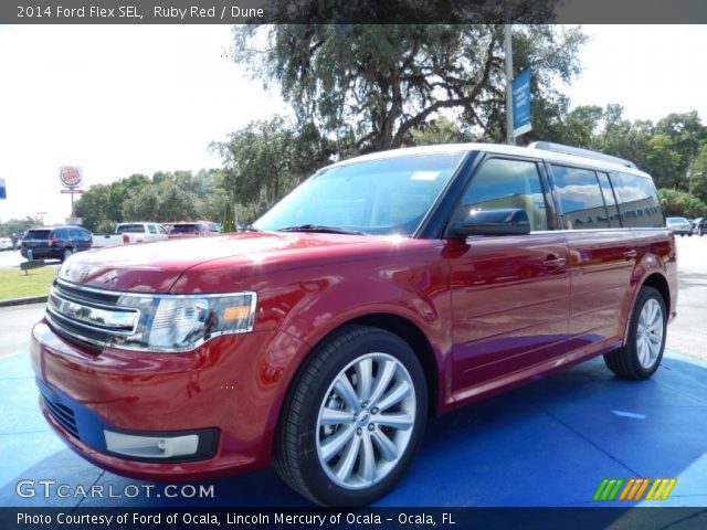 2014 Ford Flex SEL in Ruby Red
