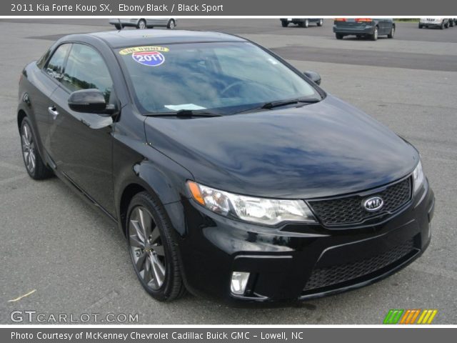 2011 Kia Forte Koup SX in Ebony Black