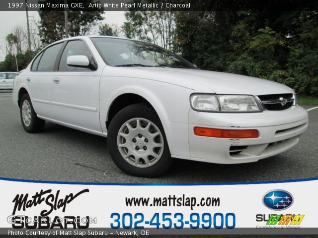 1997 Nissan Maxima GXE in Artic White Pearl Metallic