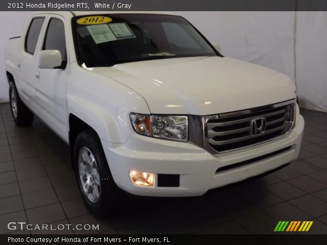 2012 Honda Ridgeline RTS in White