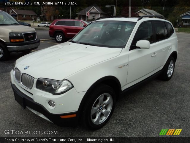 2007 BMW X3 3.0si in Alpine White