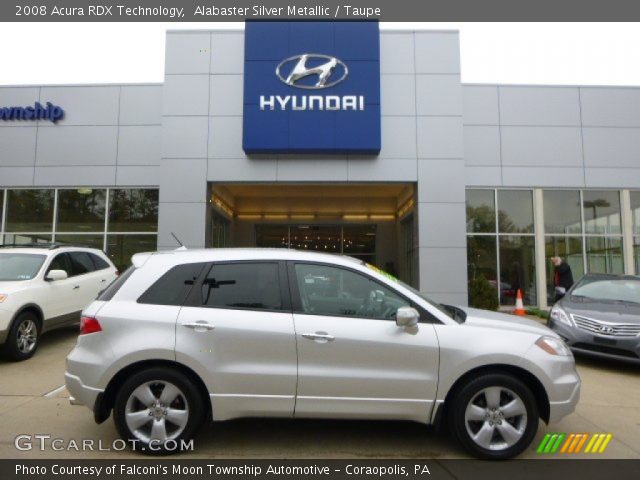 2008 Acura RDX Technology in Alabaster Silver Metallic