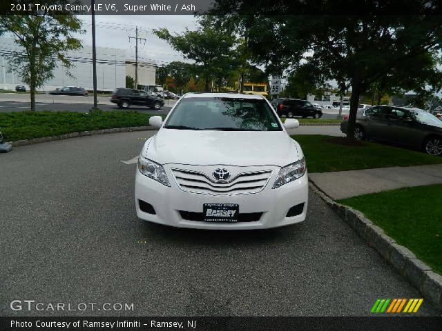 2011 Toyota Camry LE V6 in Super White