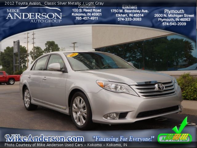 2012 Toyota Avalon  in Classic Silver Metallic