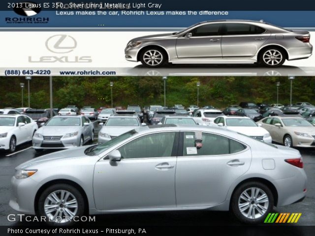 2013 Lexus ES 350 in Silver Lining Metallic