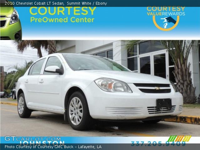 2010 Chevrolet Cobalt LT Sedan in Summit White
