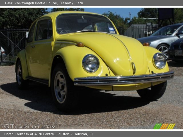 1968 Volkswagen Beetle Coupe in Yellow