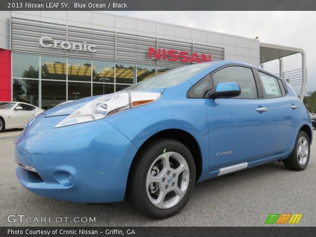 2013 Nissan LEAF SV in Blue Ocean