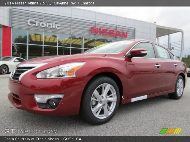 2014 Nissan Altima 2.5 SL in Cayenne Red