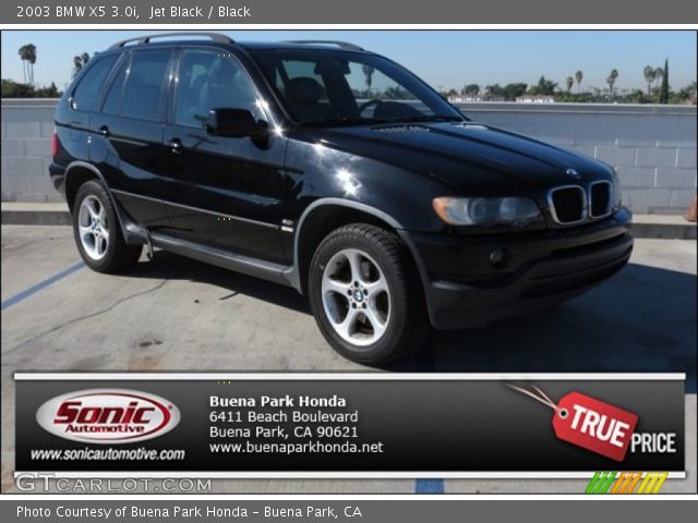 2003 BMW X5 3.0i in Jet Black