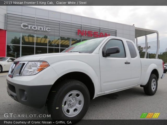 2013 Nissan Frontier S King Cab in Glacier White