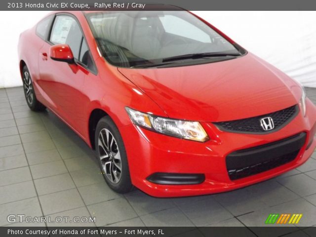 2013 Honda Civic EX Coupe in Rallye Red