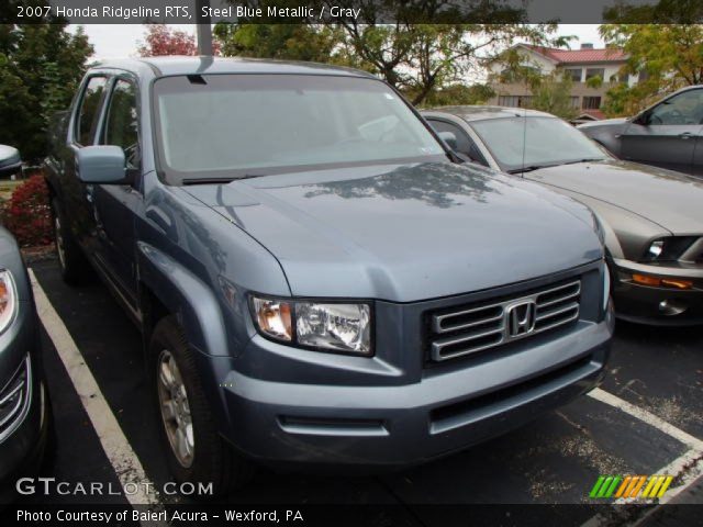 2007 Honda Ridgeline RTS in Steel Blue Metallic