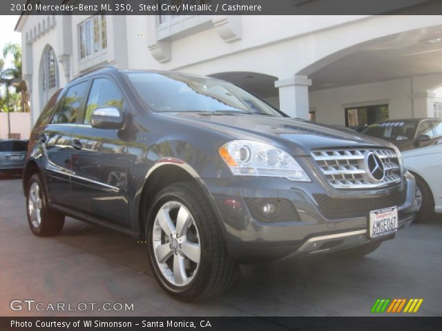 2010 Mercedes-Benz ML 350 in Steel Grey Metallic