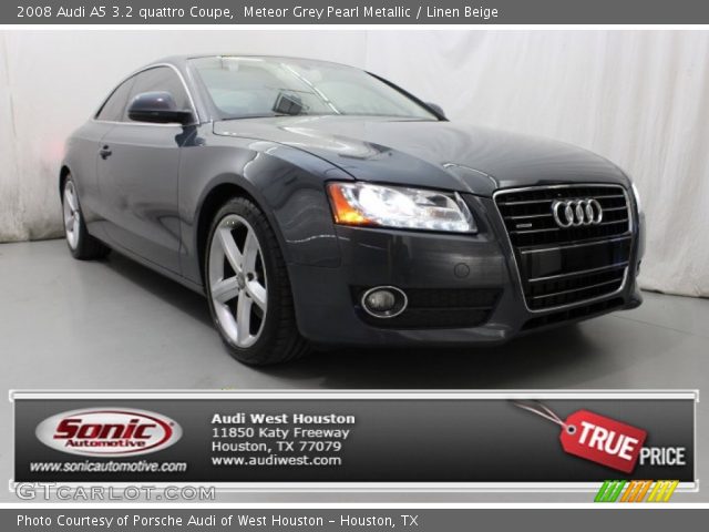 2008 Audi A5 3.2 quattro Coupe in Meteor Grey Pearl Metallic