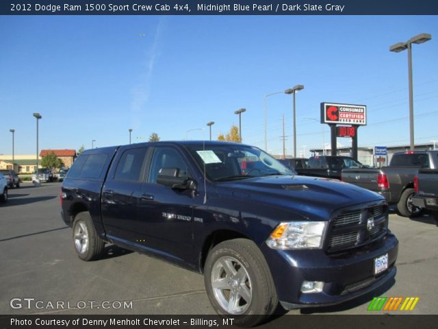 2012 Dodge Ram 1500 Sport Crew Cab 4x4 in Midnight Blue Pearl