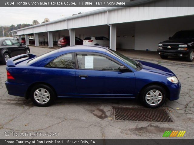 2004 Honda Civic Value Package Coupe in Fiji Blue Pearl