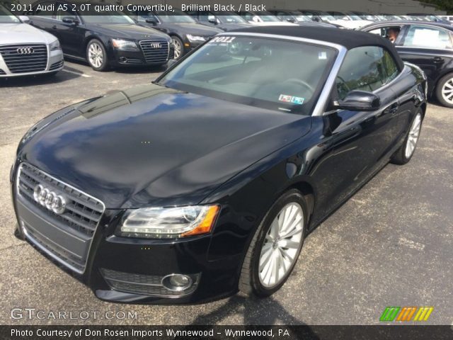 2011 Audi A5 2.0T quattro Convertible in Brilliant Black