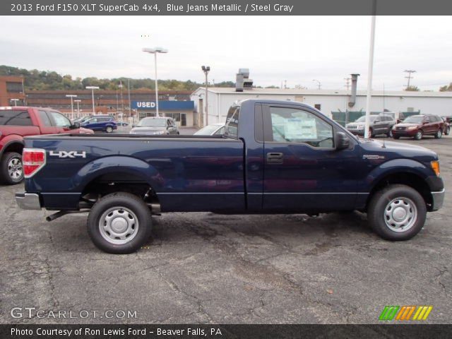 2013 Ford F150 XLT SuperCab 4x4 in Blue Jeans Metallic