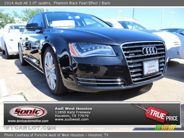 2014 Audi A8 3.0T quattro in Phantom Black Pearl Effect