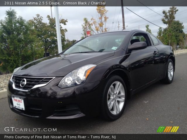 2011 Nissan Altima 2.5 S Coupe in Crimson Black