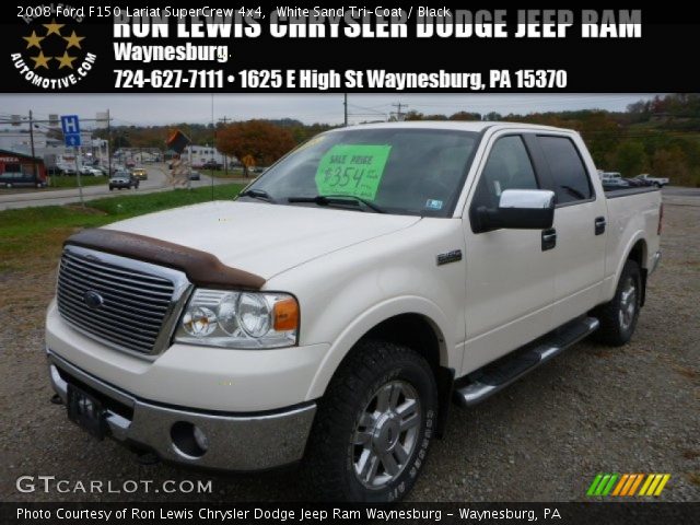 2008 Ford F150 Lariat SuperCrew 4x4 in White Sand Tri-Coat