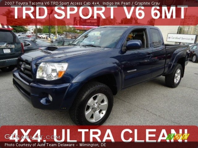 2007 Toyota Tacoma V6 TRD Sport Access Cab 4x4 in Indigo Ink Pearl