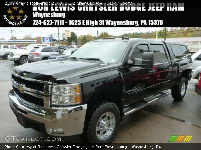 2009 Chevrolet Silverado 2500HD LTZ Crew Cab 4x4 in Black