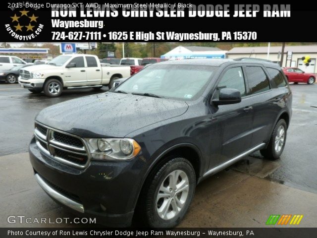 2013 Dodge Durango SXT AWD in Maximum Steel Metallic