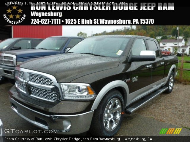 2014 Ram 1500 Laramie Crew Cab 4x4 in Black Gold Pearl Coat