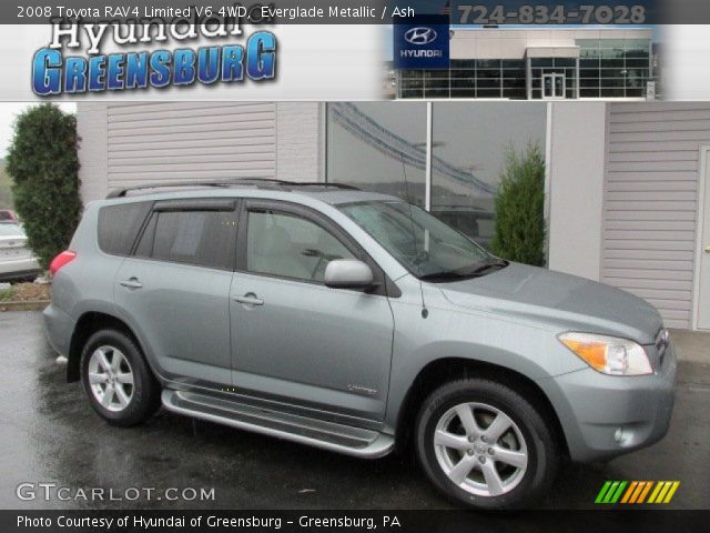 2008 Toyota RAV4 Limited V6 4WD in Everglade Metallic