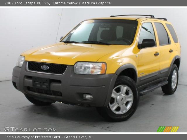 2002 Ford Escape XLT V6 in Chrome Yellow