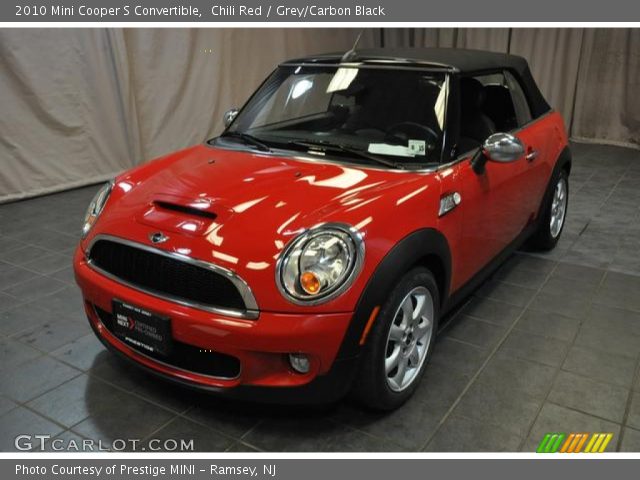 2010 Mini Cooper S Convertible in Chili Red
