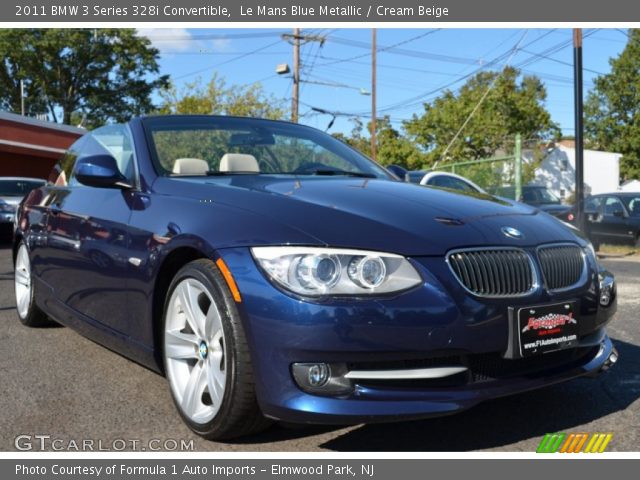 2011 BMW 3 Series 328i Convertible in Le Mans Blue Metallic