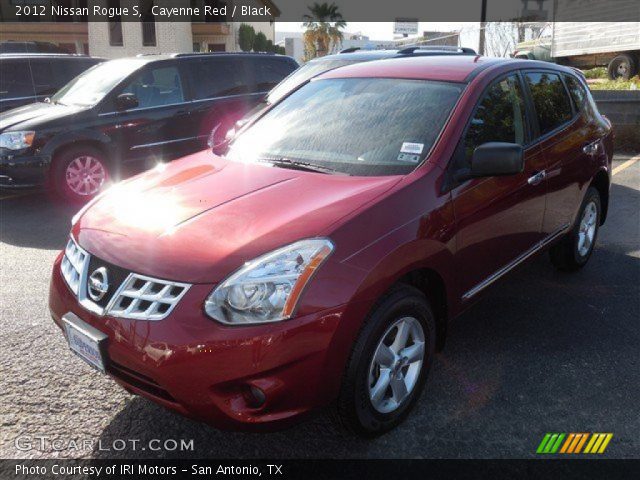 2012 Nissan Rogue S in Cayenne Red