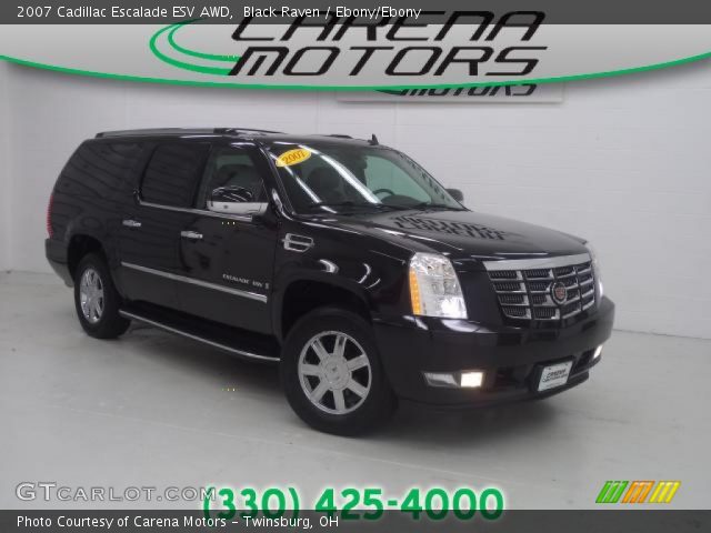 2007 Cadillac Escalade ESV AWD in Black Raven