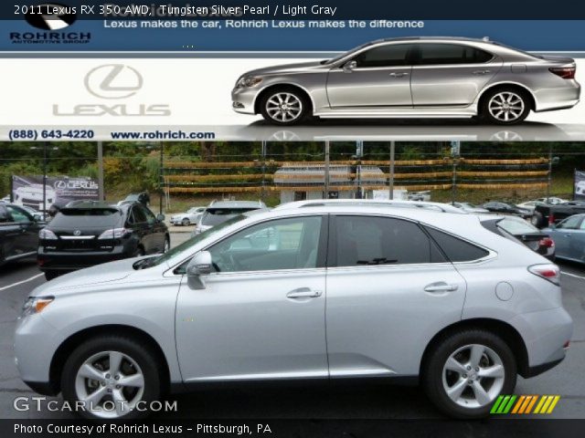 2011 Lexus RX 350 AWD in Tungsten Silver Pearl