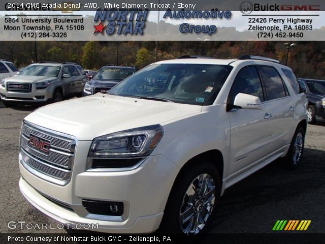 2014 GMC Acadia Denali AWD in White Diamond Tricoat