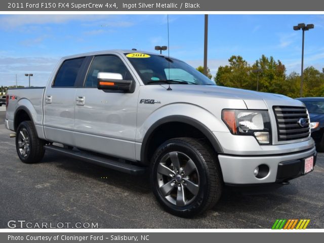 2011 Ford F150 FX4 SuperCrew 4x4 in Ingot Silver Metallic